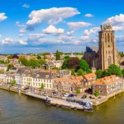 Aerial View Of Dordrecht, Netherlands, Northern Europe